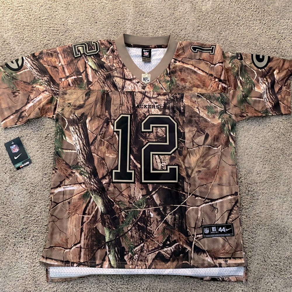 Brand new with tags Rodgers camouflage jersey
